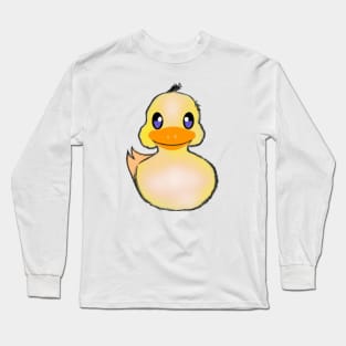 Cute Duck Drawing Long Sleeve T-Shirt